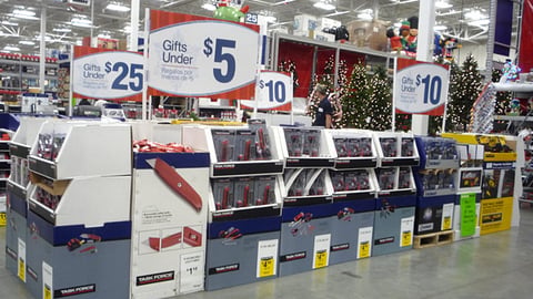 Lowe's 'Gifts Under ...' Floorstands